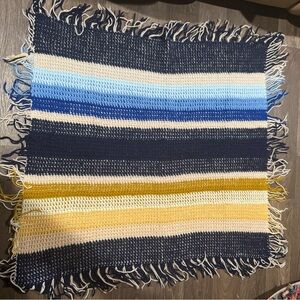 Handmade Crocheted Multicolor Blanket